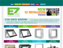 Tablet Screenshot of ezventwindows.com